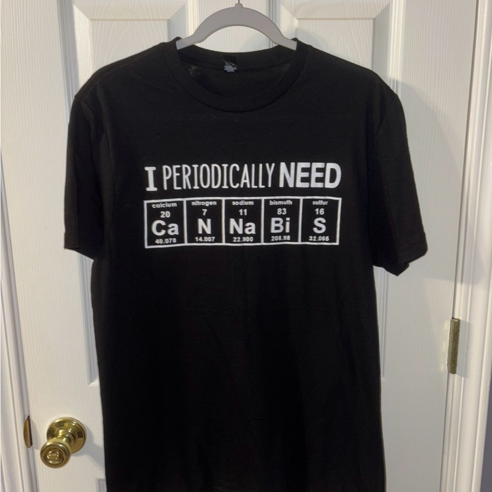 Black Novelty T Shirt Unisex Size Medium Never Worn